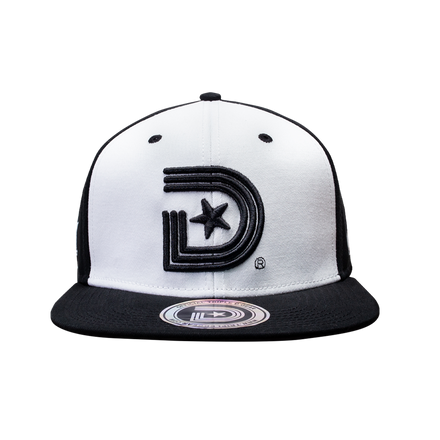 TDG CUMBIA 2-Tone Black & White Flatbill