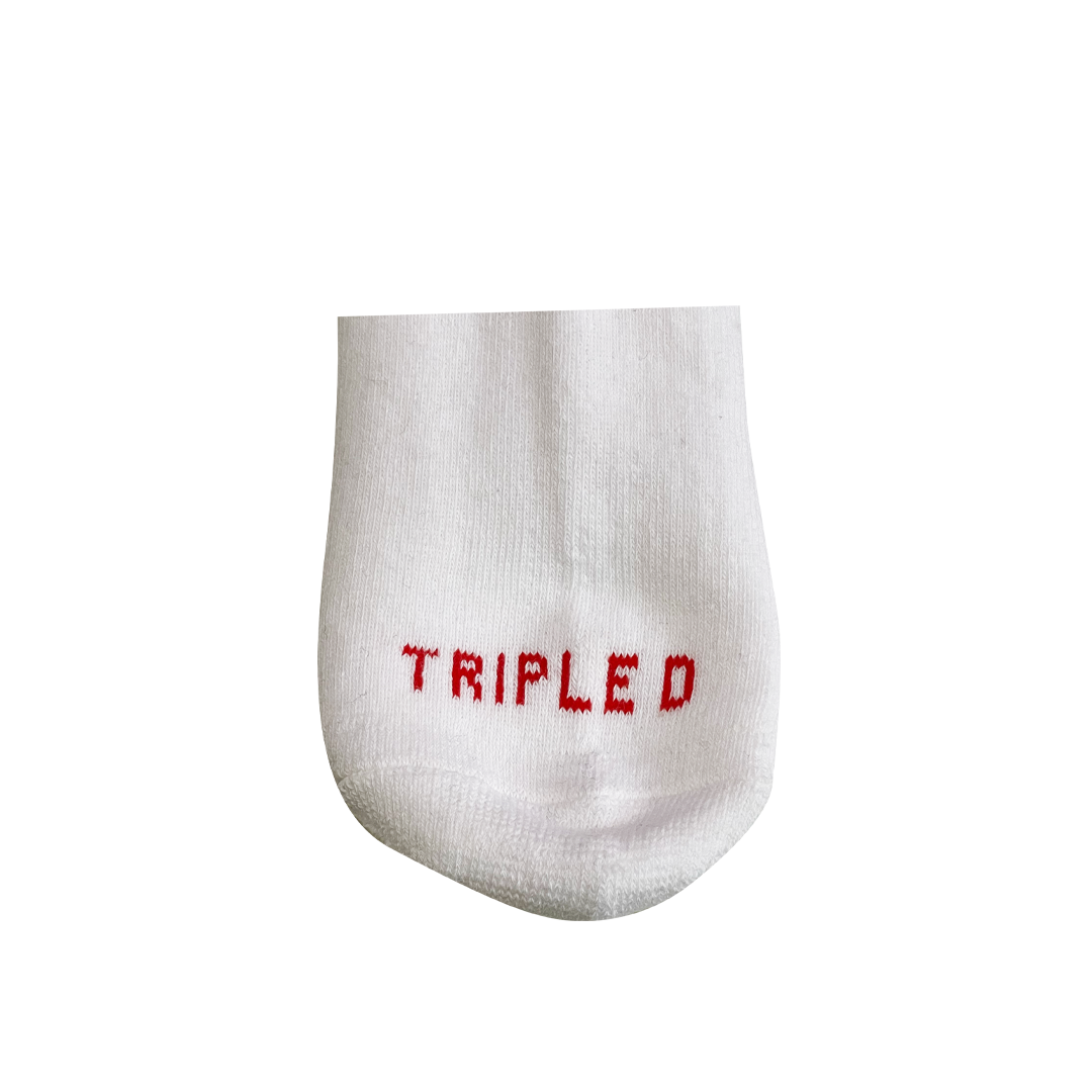 Limited Edition Triple D Crew Socks - White