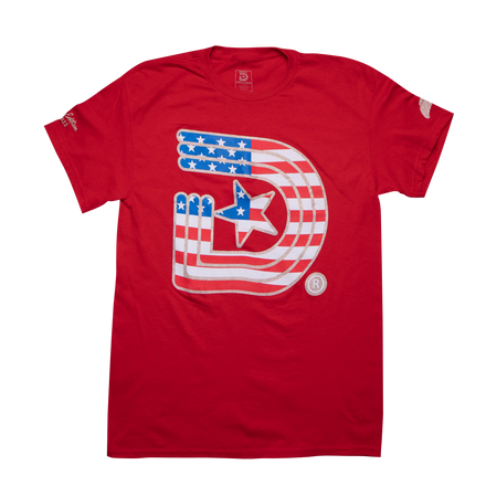 Triple D Red Star Spangled Tee - Decade Edition