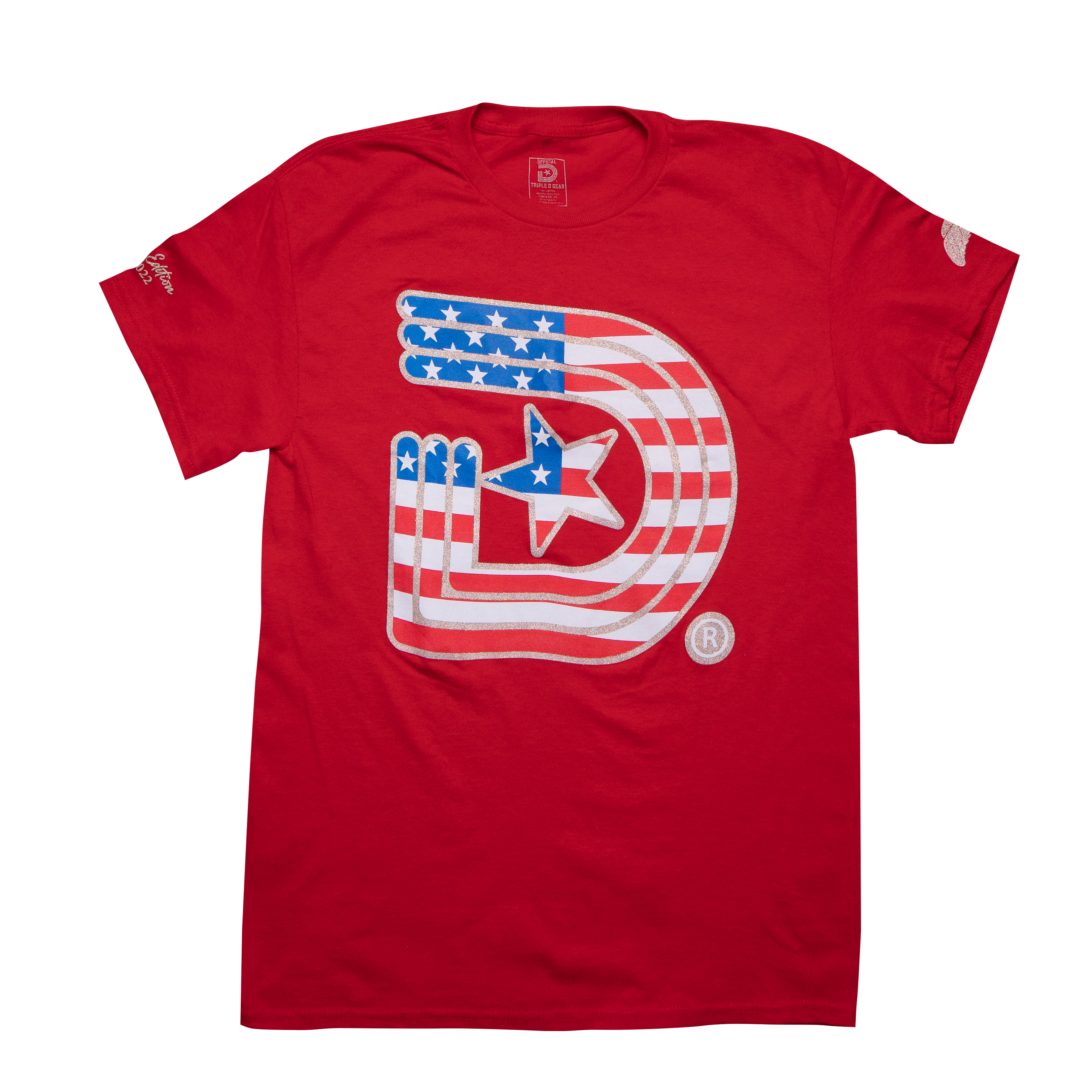 Triple D Red Star Spangled Tee - Decade Edition