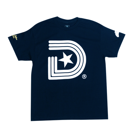 Triple D Gear Navy Blue Tee 2010 Throwback - Decade Edition.