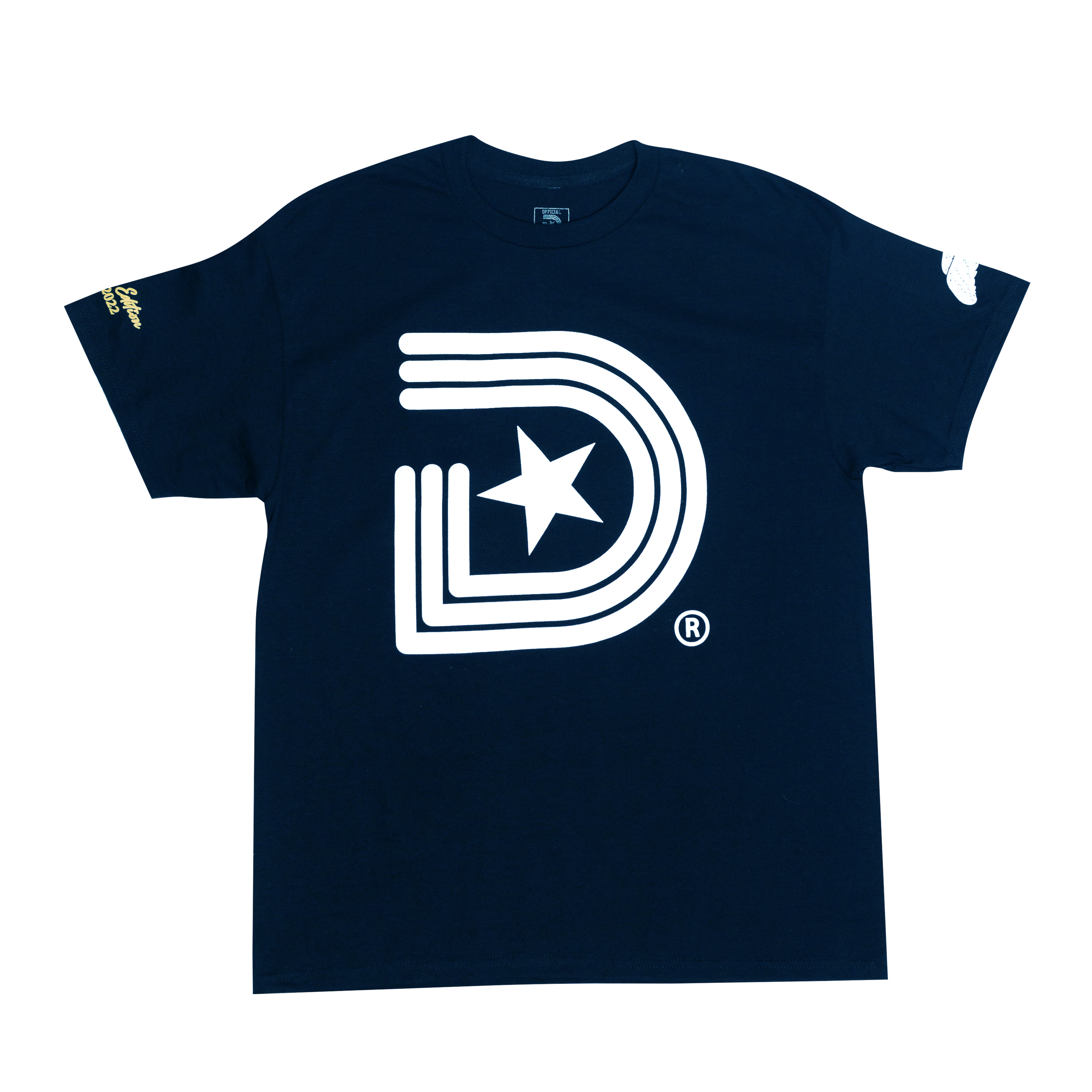 Triple D Gear Navy Blue Tee 2010 Throwback - Decade Edition.