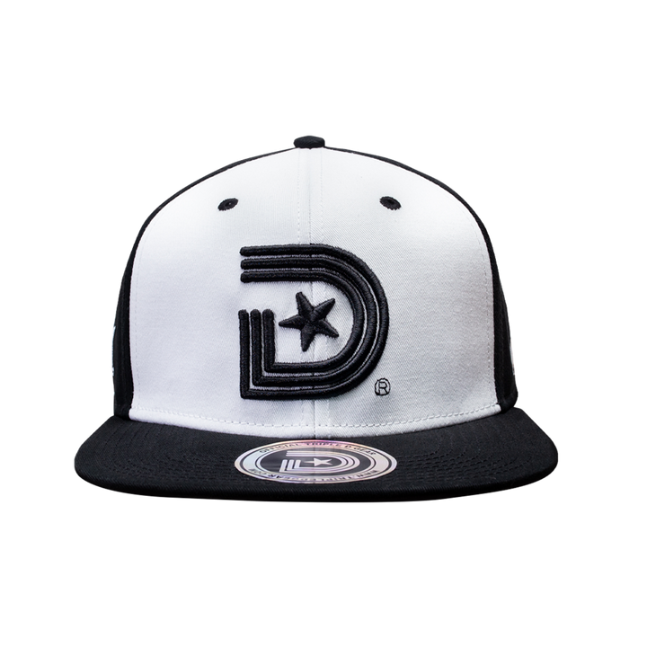 TDG CUMBIA 2-Tone Black & White Flatbill