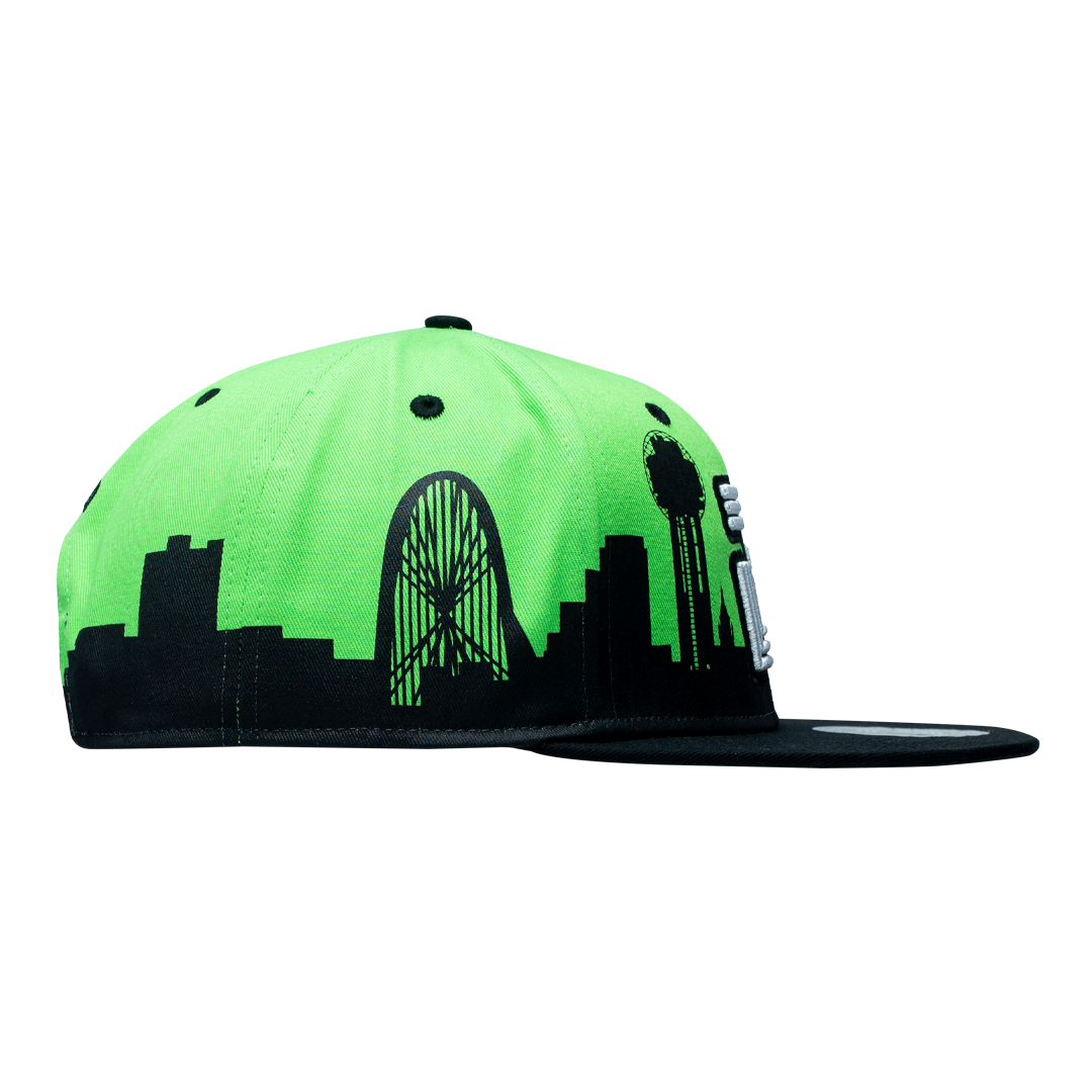 The Hyper Green Skyline Cap
