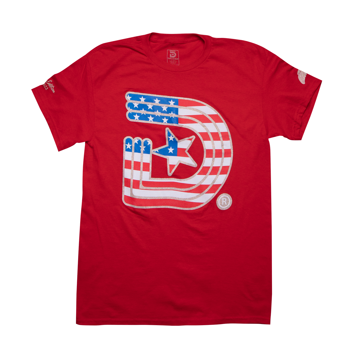 Triple D Red Star Spangled Tee - Decade Edition