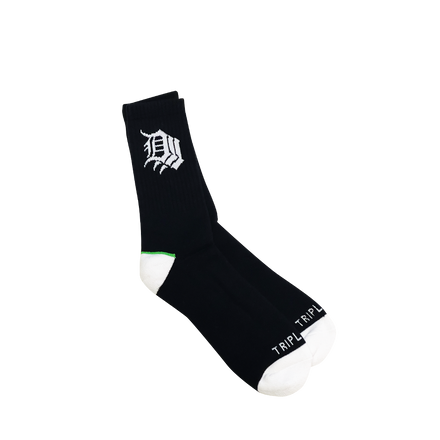 Limited Edition Triple D Black Crew Socks